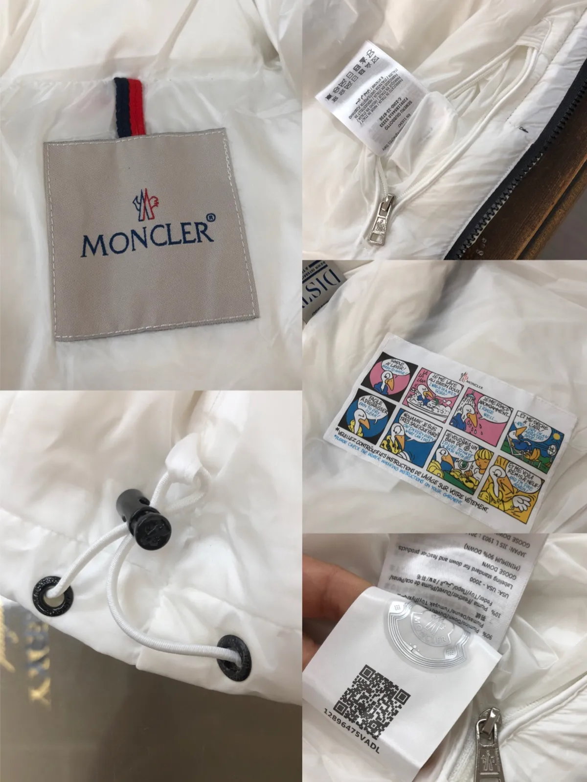 P680 🔥🔥Moncler 24 autumn and winter latest style! Fashionable down vest! Down vest! Hat can be hidden! The 100% cotton fabric selected from customers has extremely superior waterproof and breathable properties, and the fabric feels very soft, smooth and shiny! The inner filling is 90% white duck down, which has excellent fluffiness and resilience, and its cold-proof performance is unquestionable! Zipper pulls with customer-supplied brand letters engraved on them show off the aura of big brands everywhere, and they look good no matter how simple and elegant you wear them! Lightweight, convenient and warm, it can be paired with sweaters or sweatshirts! Fashionable and versatile ❤️ Color: black white Size: 12345 (M～3xl)