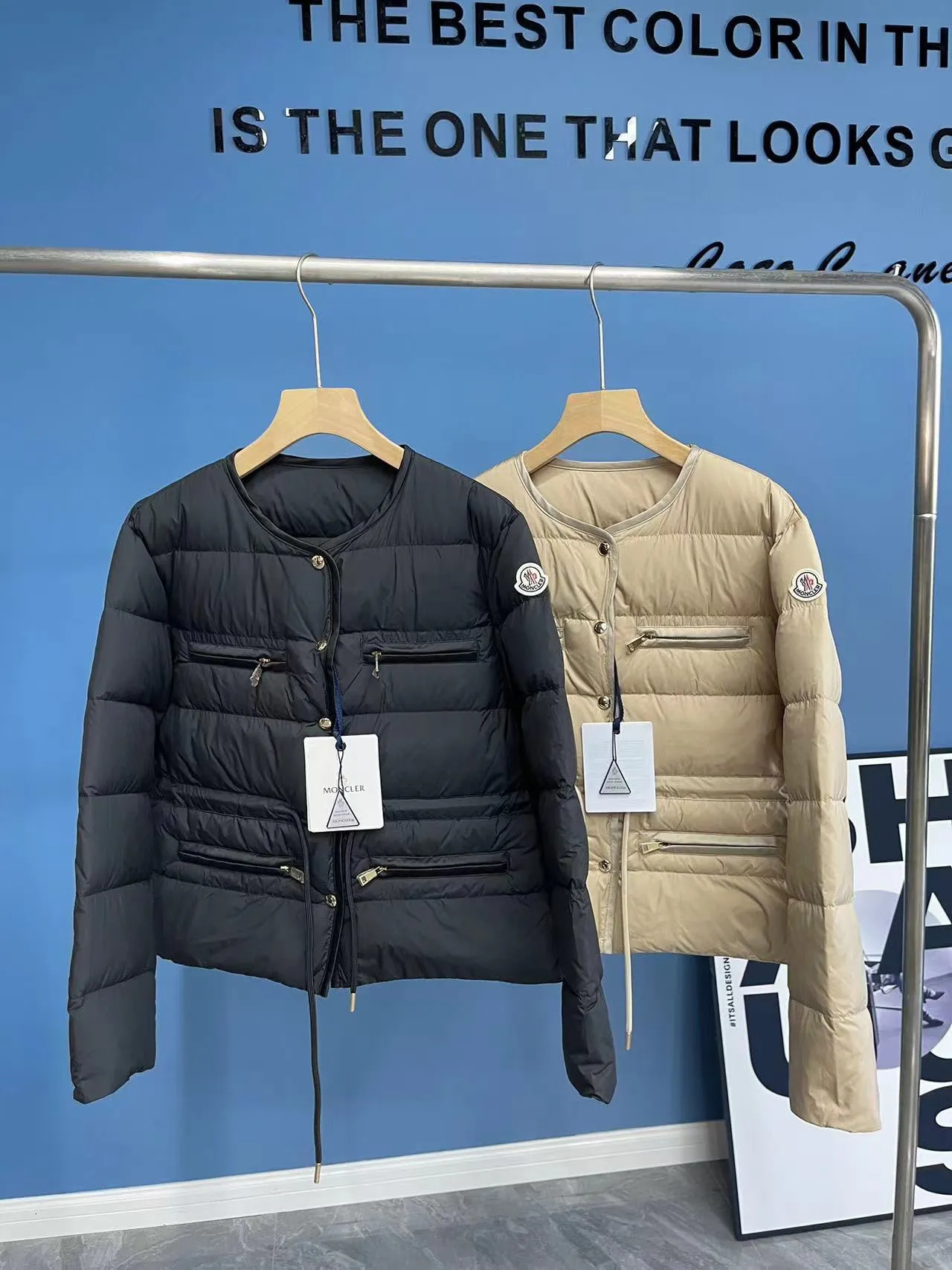P760 MONCLER Drawstring Scent Black Khaki 0123