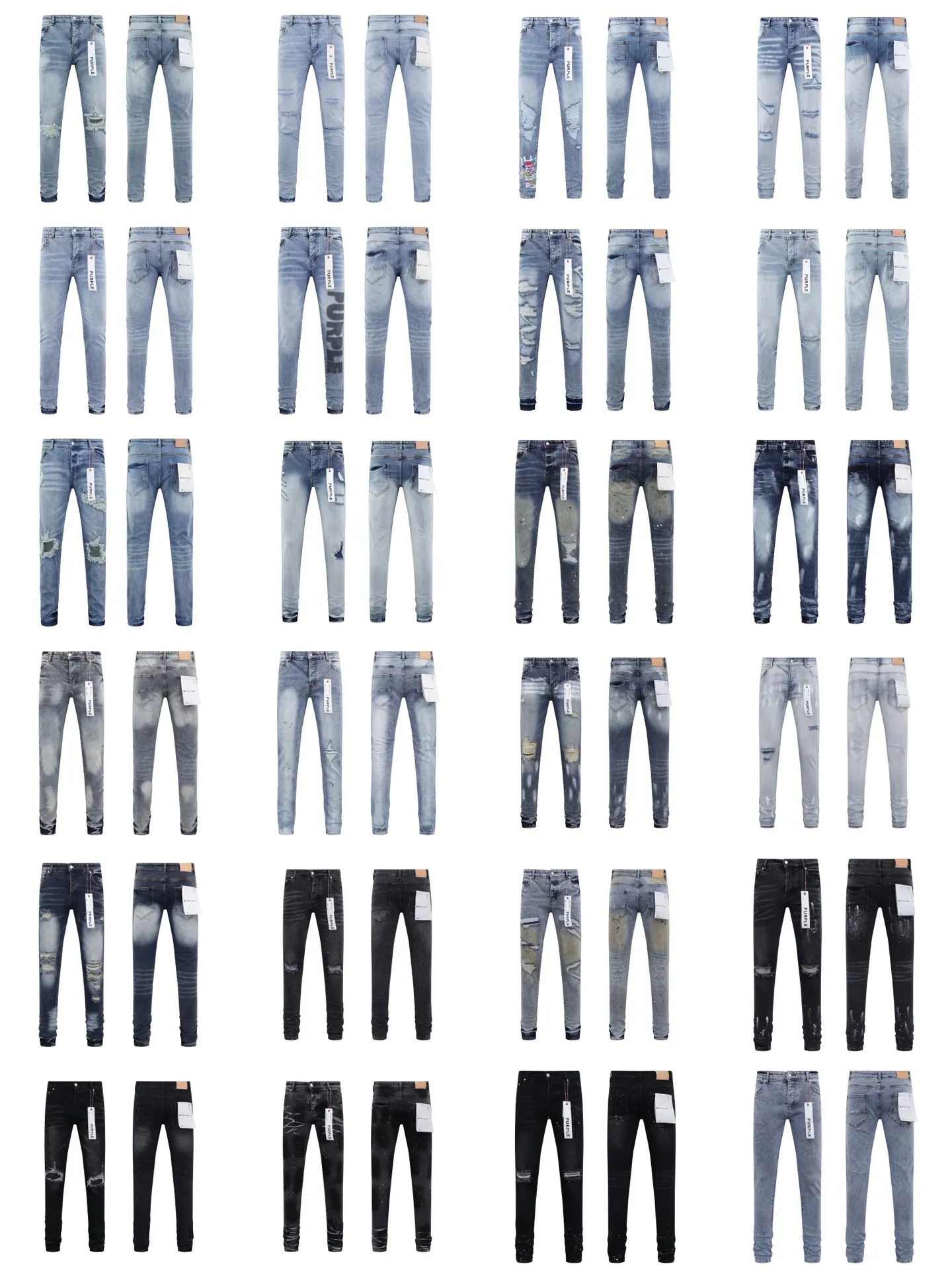 Purple brand jeans collection picture