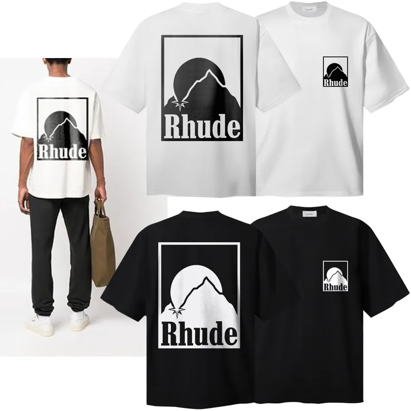 P106 No. 786 RHUDE MOONLIGHT BADGE TEE short-sleeved T-shirt | Another photo shoot by Butler