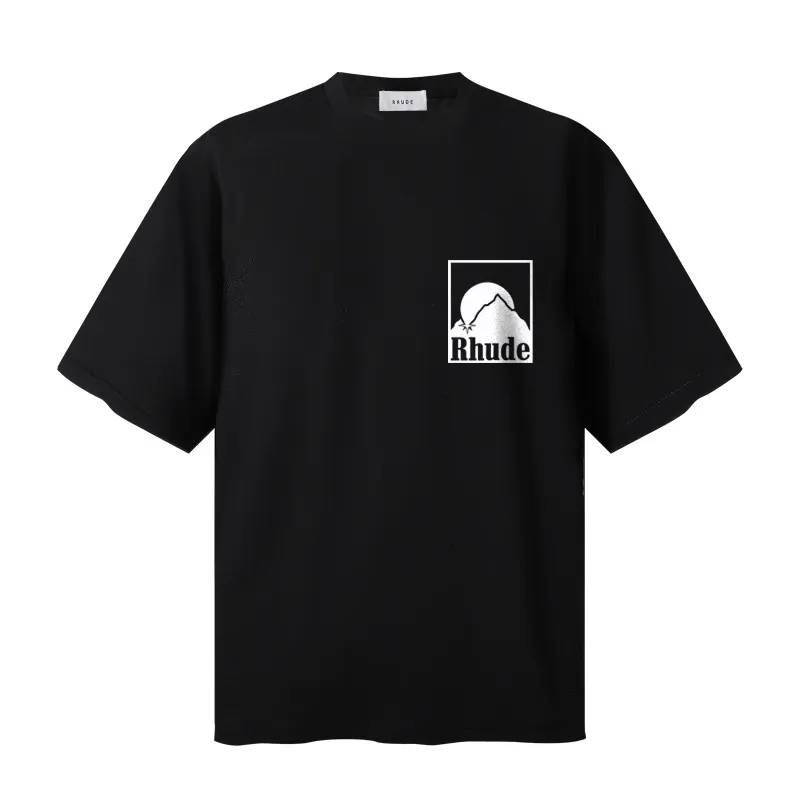 P106 No. 786 RHUDE MOONLIGHT BADGE TEE short-sleeved T-shirt | Another photo shoot by Butler