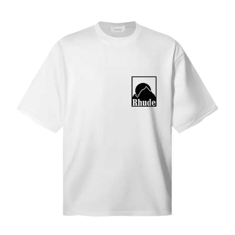 P106 No. 786 RHUDE MOONLIGHT BADGE TEE short-sleeved T-shirt | Another photo shoot by Butler