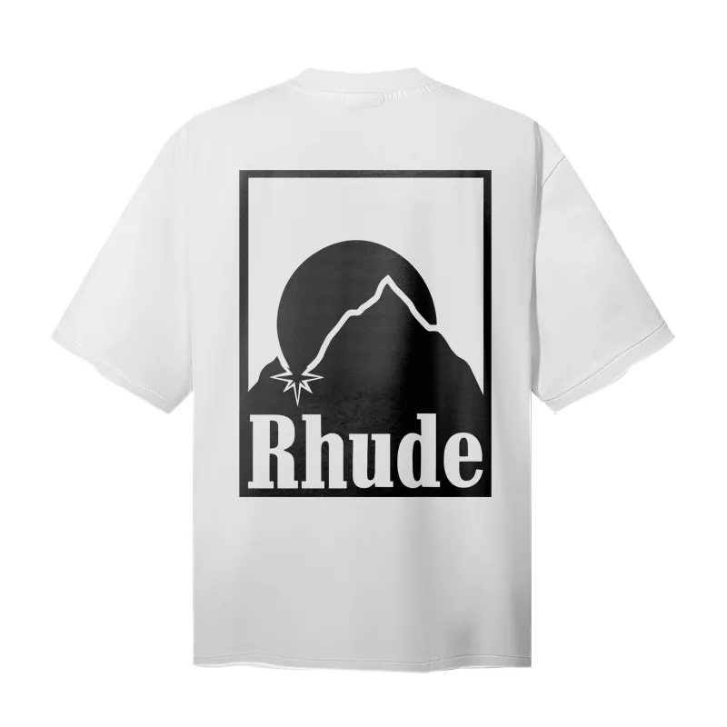 P106 No. 786 RHUDE MOONLIGHT BADGE TEE short-sleeved T-shirt | Another photo shoot by Butler