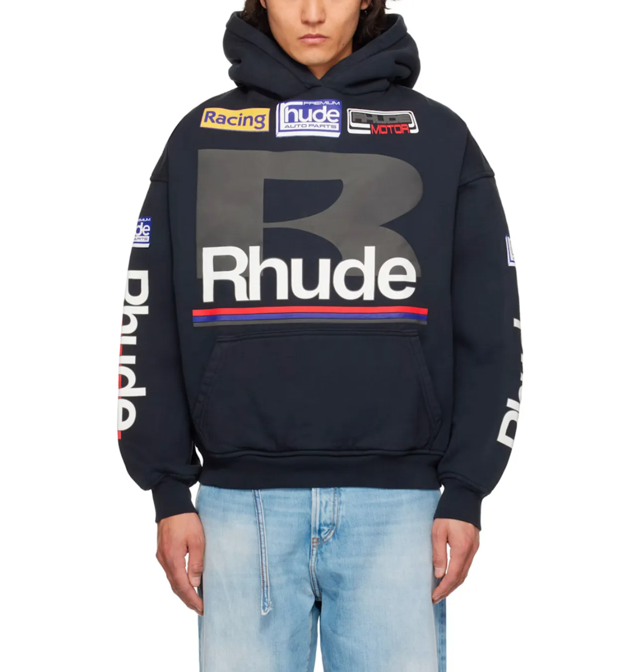 Style number: 8889 P266 RHUDE new co-branded American racing 🏎️ style sweatshirt