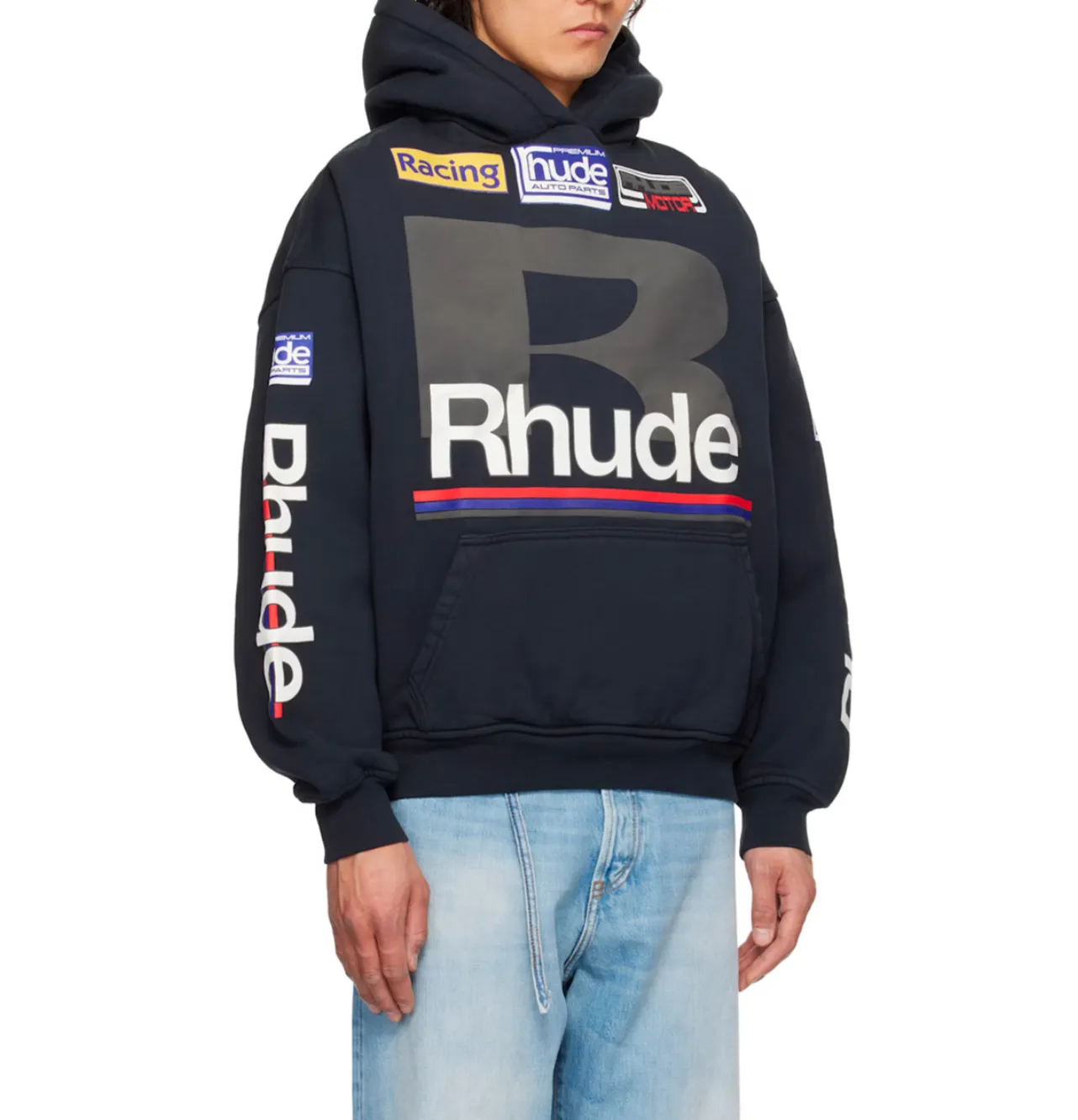 Style number: 8889 P266 RHUDE new co-branded American racing 🏎️ style sweatshirt