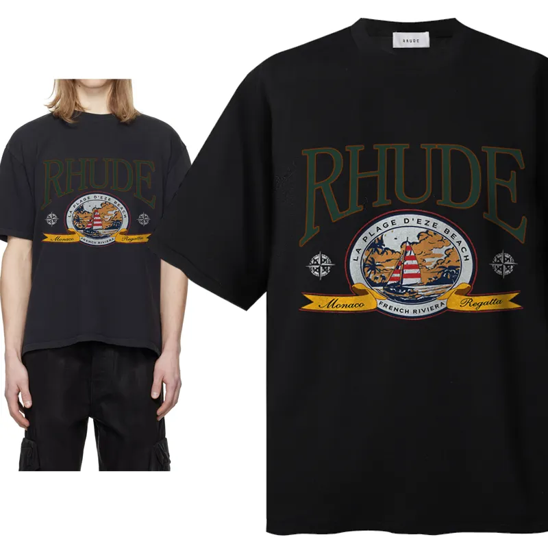 P106 No. 787 Rhude MONACO REGATTA TEE short-sleeved T-shirt | Another photo shoot by Butler