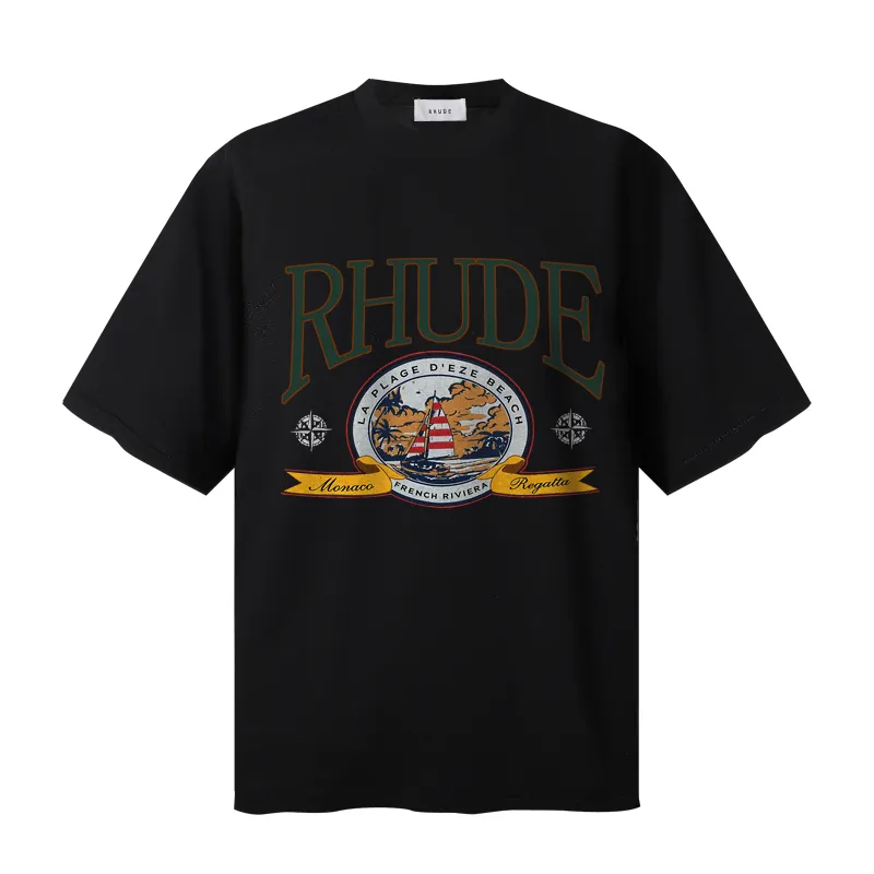 P106 No. 787 Rhude MONACO REGATTA TEE short-sleeved T-shirt | Another photo shoot by Butler