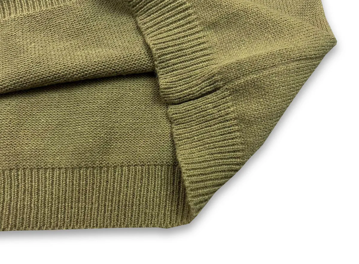 P240 Rhude new simple design letter loose sweater Color: Green White Size: M L XL XXL