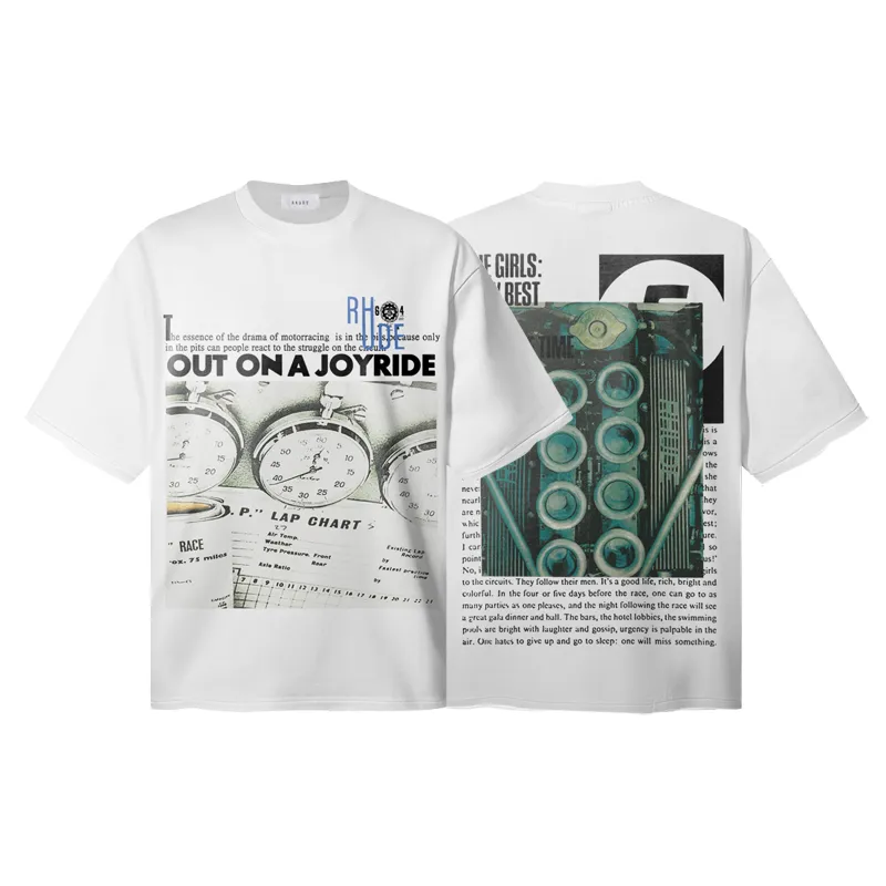 P110 No. 754 Rhude JOYRIDE T-shirt short-sleeved T-shirt | Another photo shoot by Butler