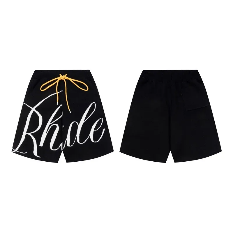 Style No. H07# Rhude woolen printed shorts black M L XL P210