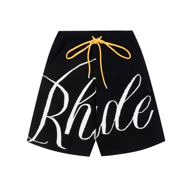 Style No. H07# Rhude woolen printed shorts black M L XL P210