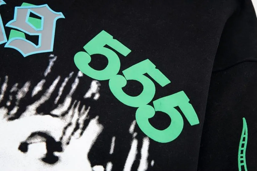 P170 new sweatshirt model number S01 Sp10der 555 black