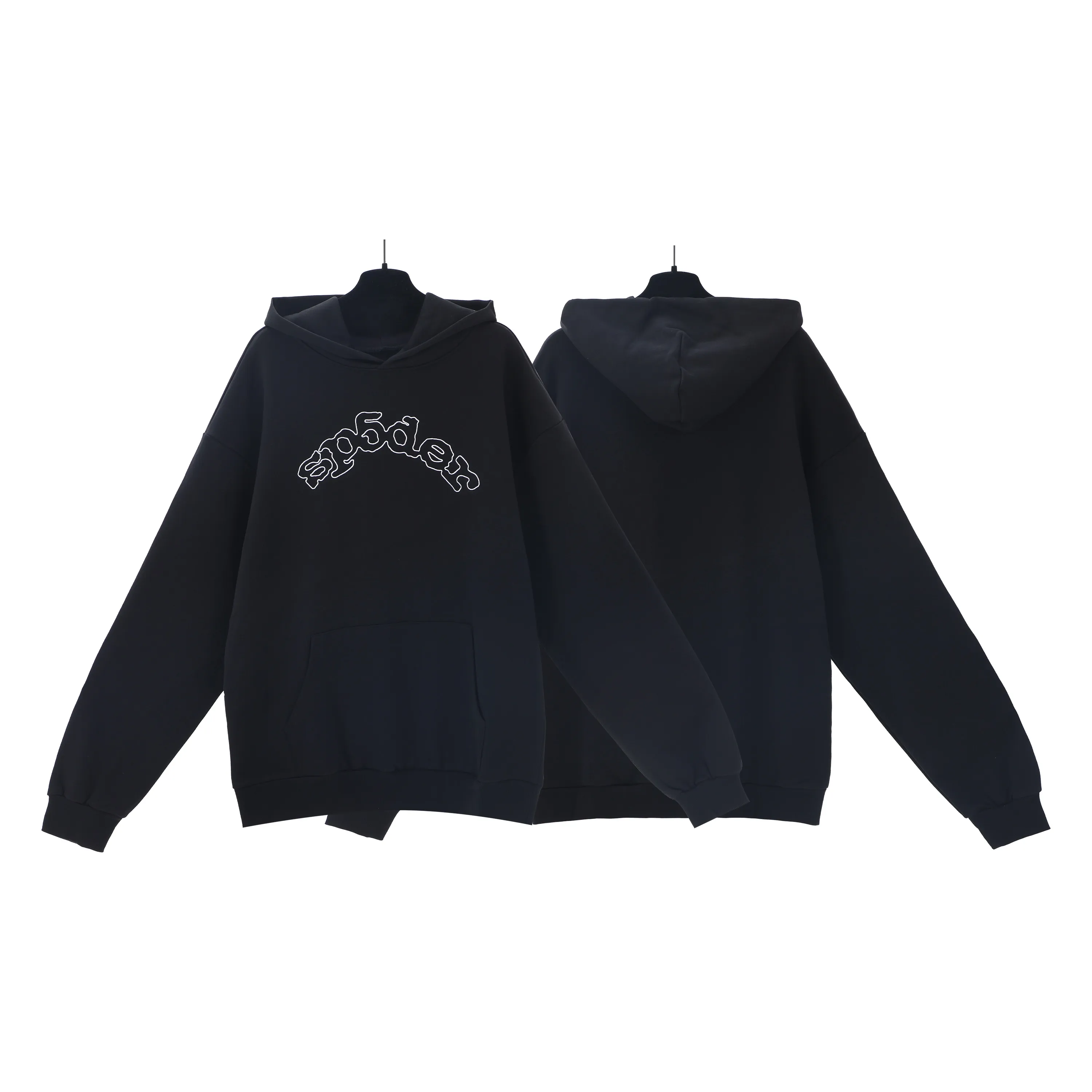 196# P190 Meichao Sp10der Worldwide 555 555 Jeffery hoodie sweatshirt Color: Black; Size: S M L XL