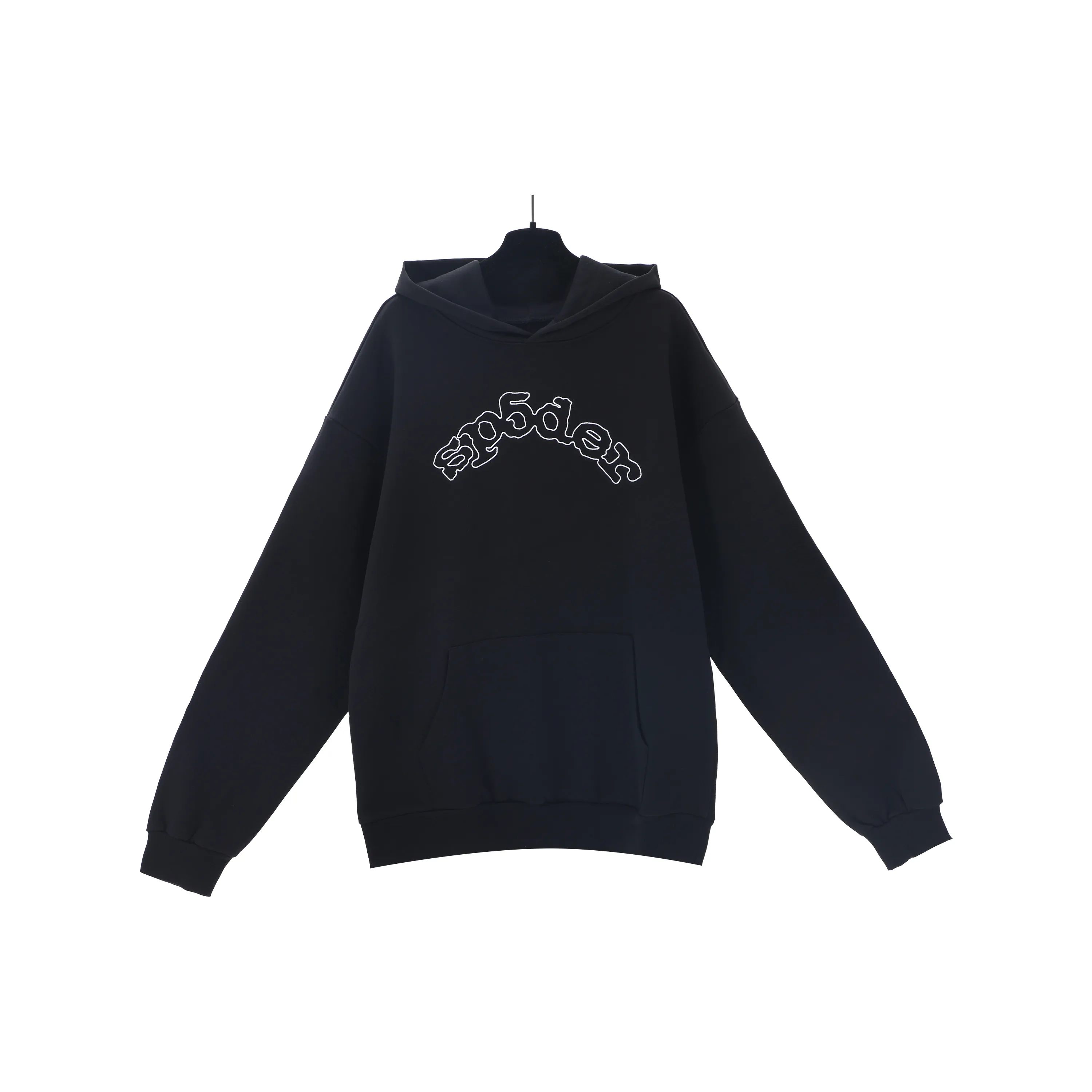 196# P190 Meichao Sp10der Worldwide 555 555 Jeffery hoodie sweatshirt Color: Black; Size: S M L XL