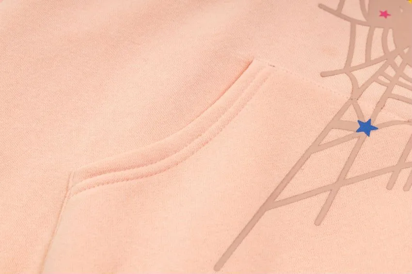 P170 new sweatshirt model number S21 Sp10der 555 light pink light blue