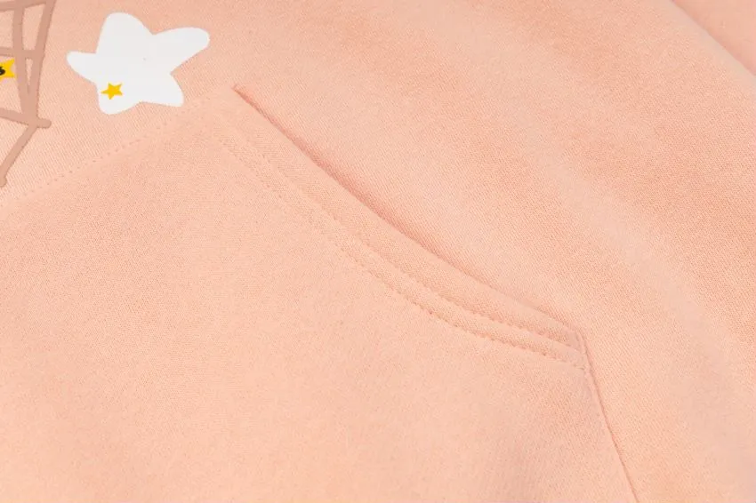P170 new sweatshirt model number S21 Sp10der 555 light pink light blue