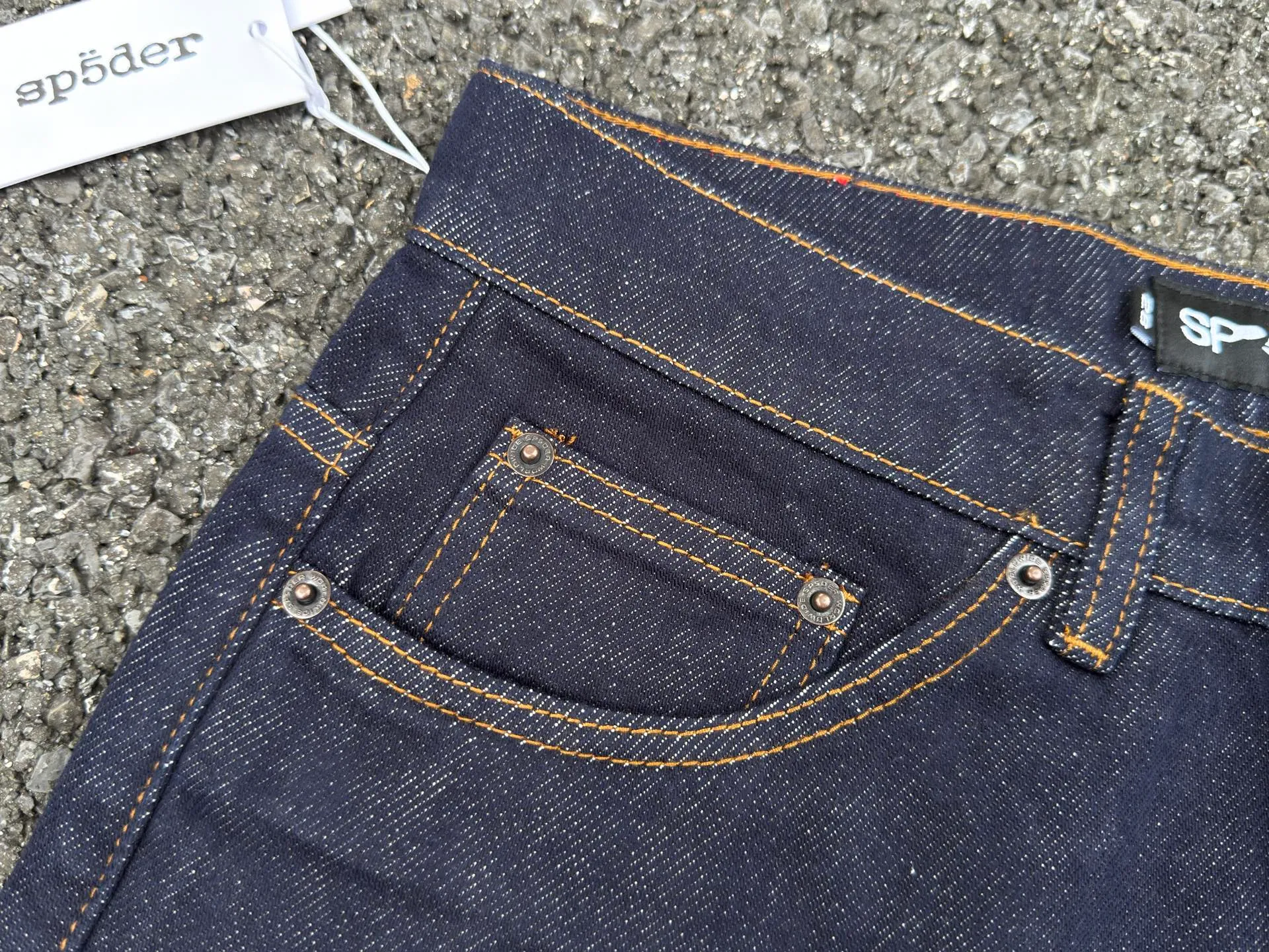 P250 (Outdoor original picture direct) top version Sp10der street fashion brand foam printed big star washed and distressed casual jeans for men and women color: raw cow color code number: 28 30 32 34 36