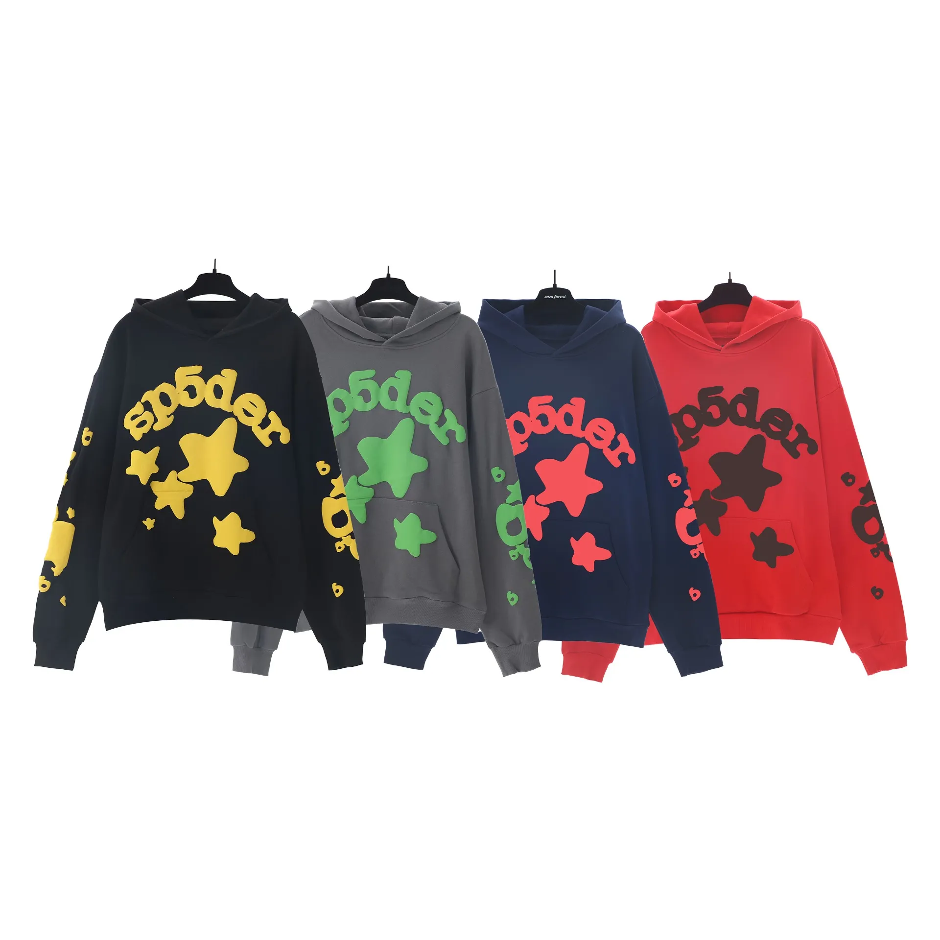 188# P190 sweatshirt p190 sweatpants Meichao Sp10der star hooded sweatshirt trousers s-xl
