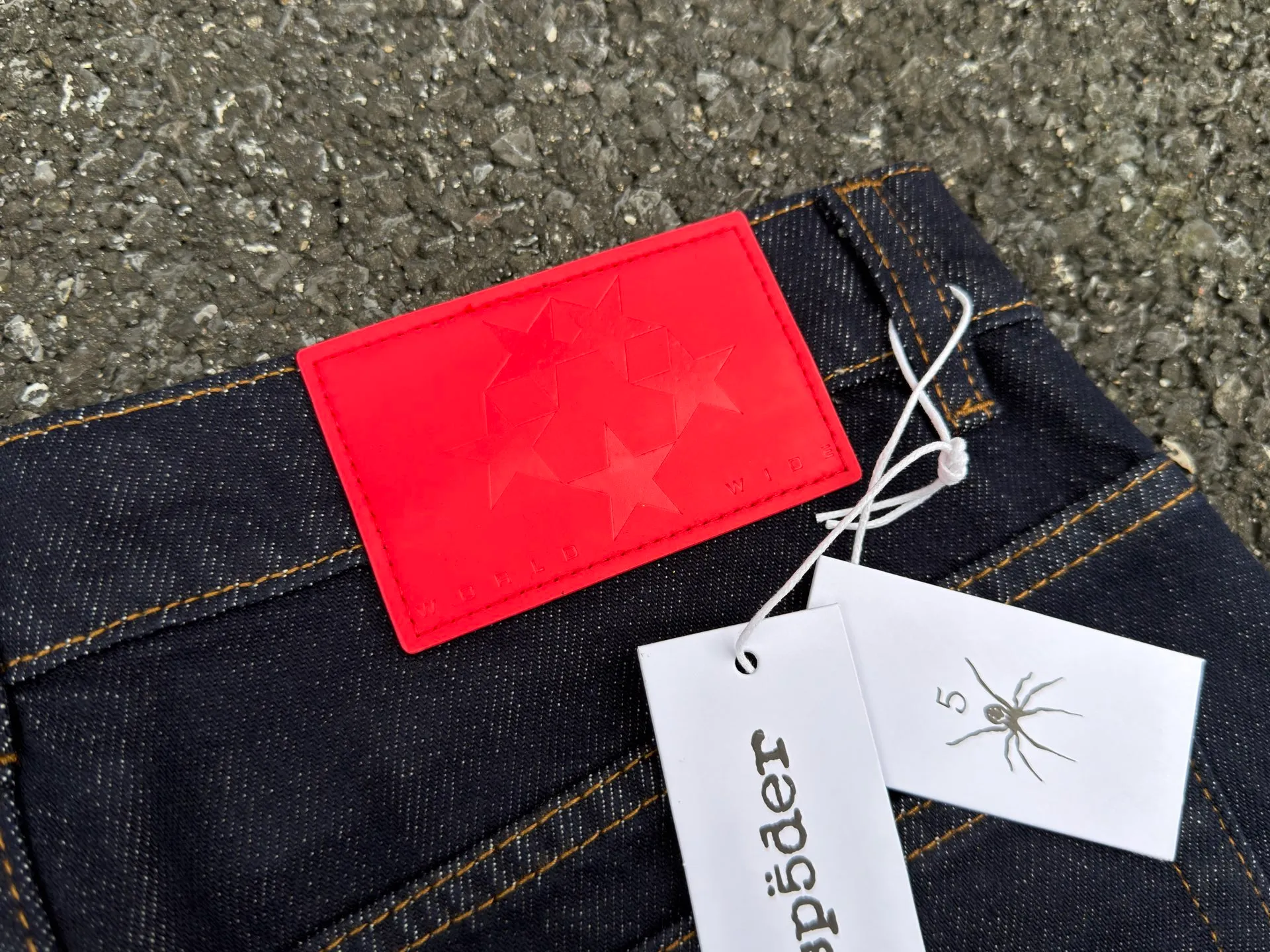 -Size details P250 (original outdoor picture direct) top version Sp10der street fashion brand foam printed big star washed and distressed casual jeans for men and women color: raw cow color code number: 28 30 32 34 36