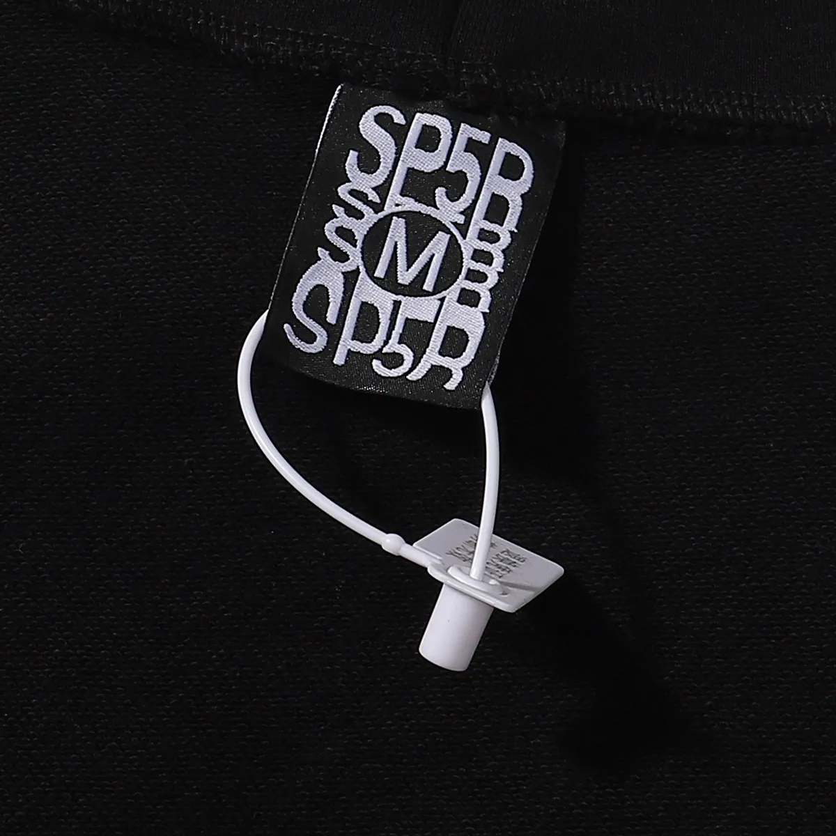 No. hooded 8219, trousers 8319, American fashion Sp10der Worldwide 555 555 Jeffery star foam spider web print high quality hoodie sweatshirt clothes 110 pants 110 color: black; size: S M L XL
