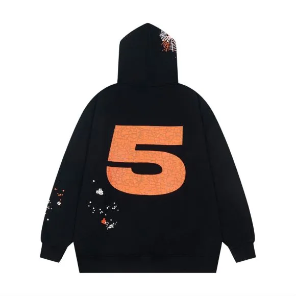 P170 new sweatshirt model number S22 Sp10der 555 black maroon