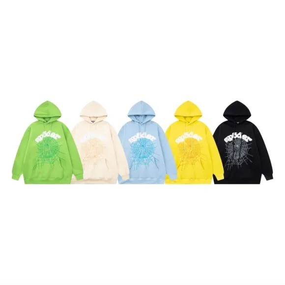 P170 new sweatshirt model number S03 Sp10der 555 light green light apricot light blue yellow black