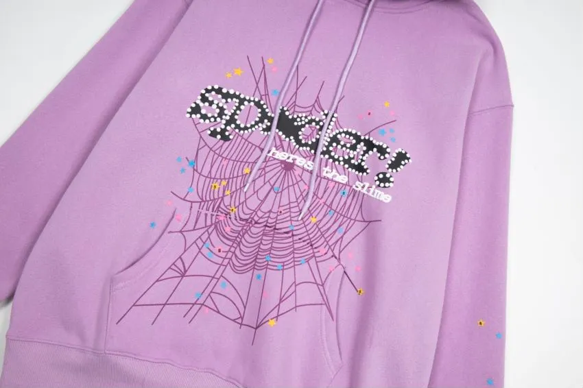 P170 new sweatshirt model number S06 Sp10der 555 dark purple color blue light purple