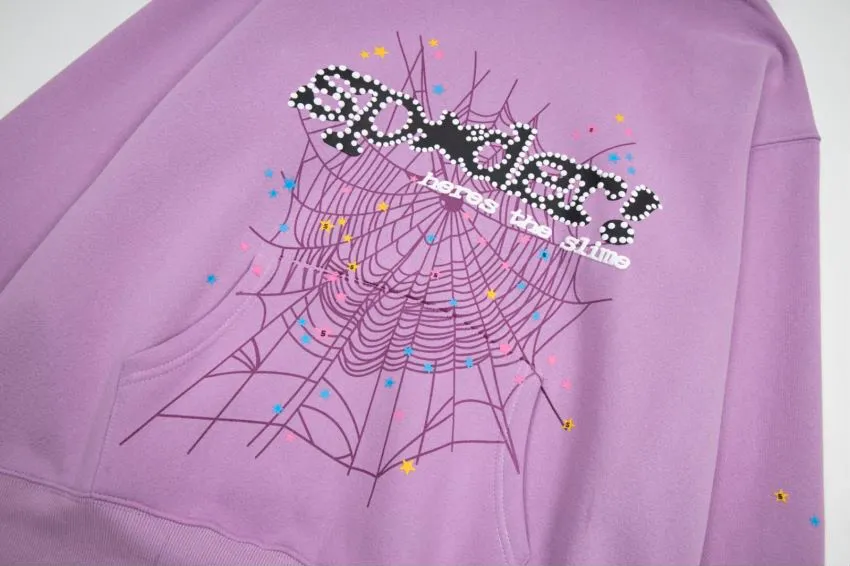 P170 new sweatshirt model number S06 Sp10der 555 dark purple color blue light purple