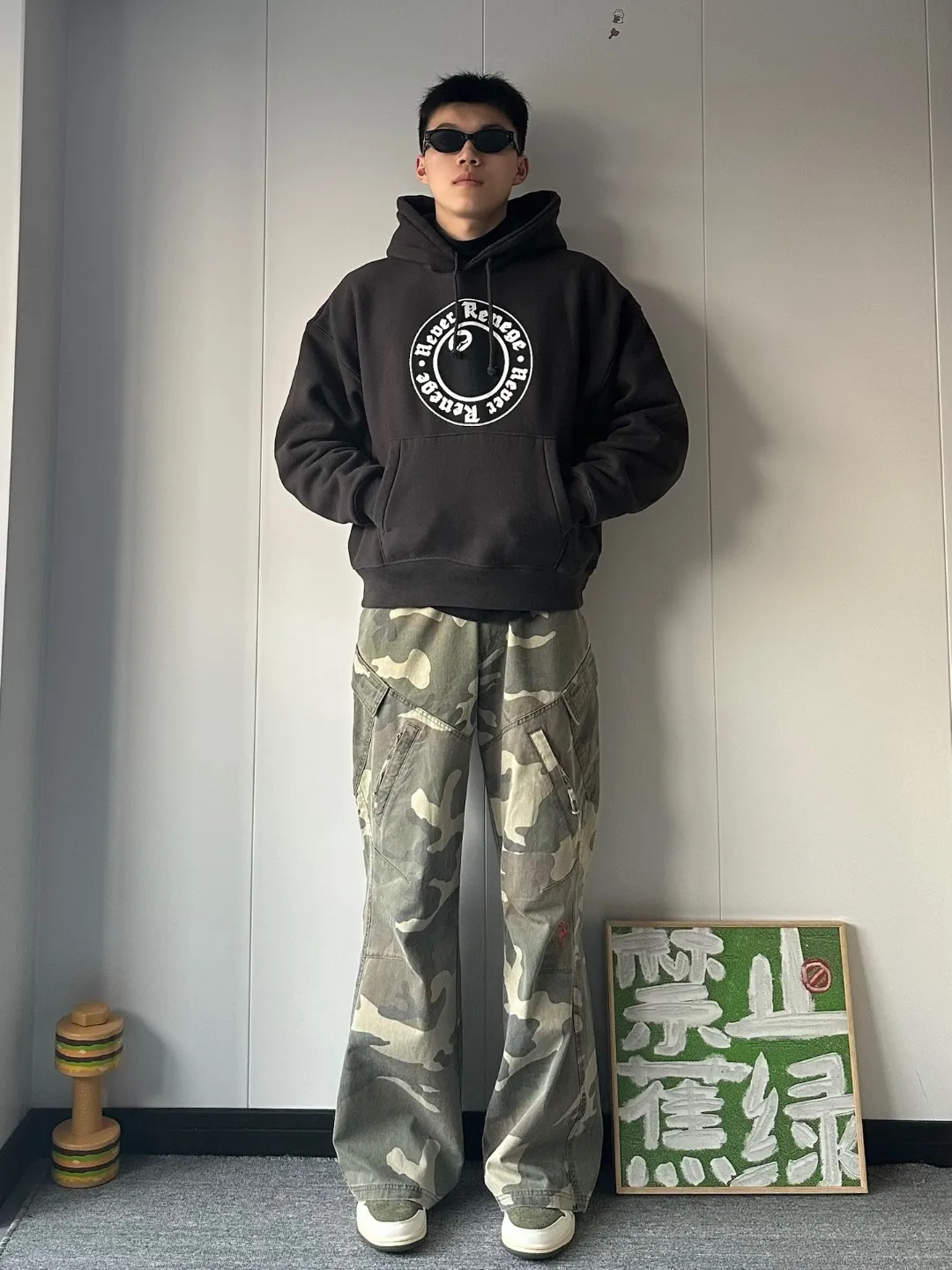 DT sweatshirt STUSSY X DENIM TEARS joint model SS25 GRAPHIC HOODIE sweatshirt/hoodie black gray S- XL