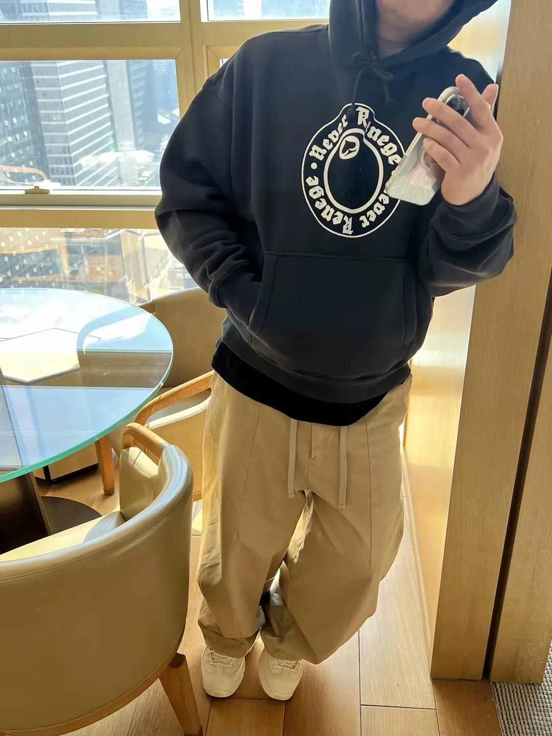 DT sweatshirt STUSSY X DENIM TEARS joint model SS25 GRAPHIC HOODIE sweatshirt/hoodie black gray S- XL