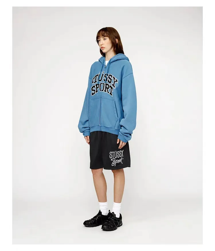 STUSSY SS24 SPORT SHORT casual mesh shorts black S-XL