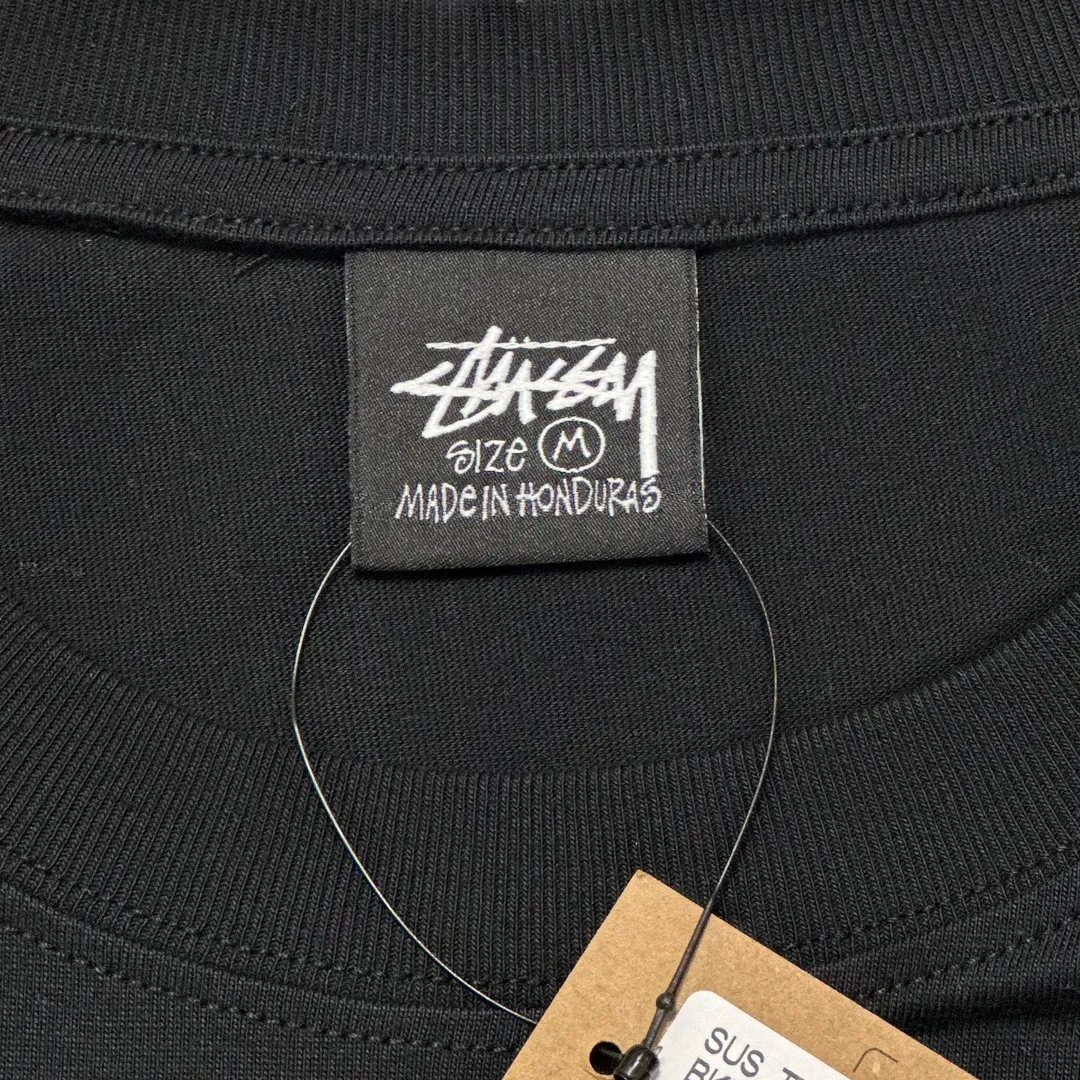 Spot goods! STUSSY SS24 Animal Series TOUCAN TEE Toucan T-shirt Black and White S-XL
