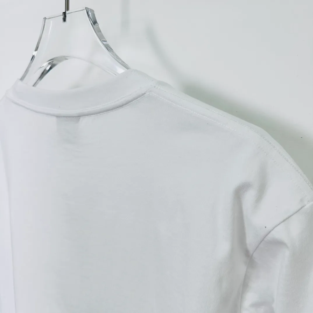 Stussy SS24 SPORT SCRIPT TEE logo letter print sports short-sleeved T-shirt, same style for men and women, black and white S- XL