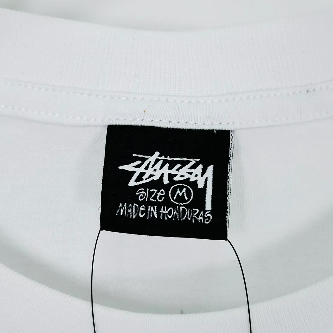 Lion T-shirt STUSSY 24FW CHENGDU CHAPTER TEE Chengdu limited short-sleeved Tee black and white S-XL