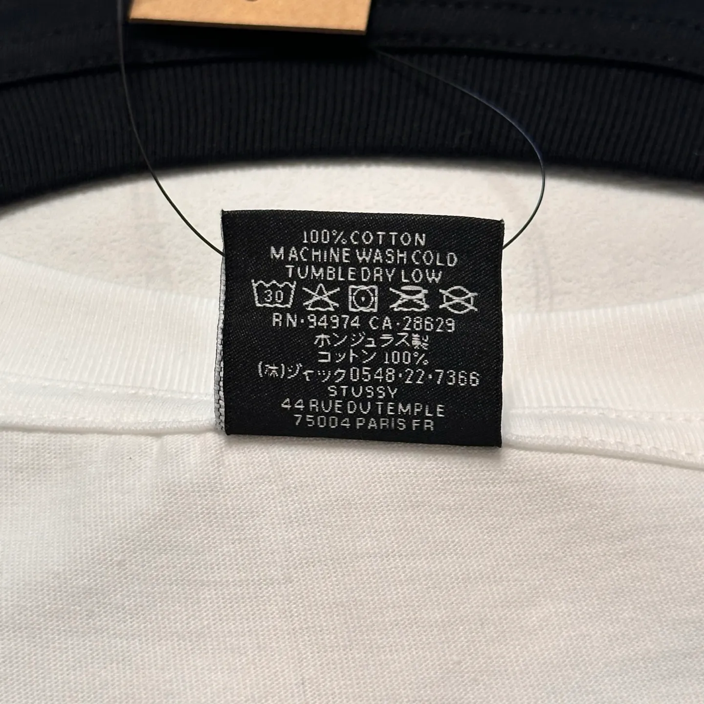 Detailed shooting of blonde beauty T-shirt STUSSY SS25 LAURA TEE character print short-sleeved TEE black and white S- XL