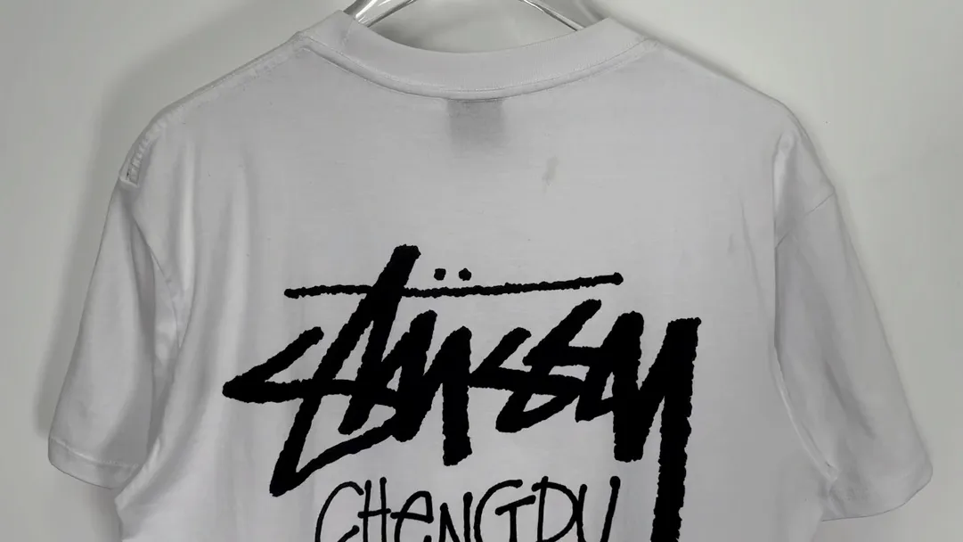STUSSY FW24 CHENGDU TEE Classic Chengdu limited short-sleeved TEE black and white S-XL
