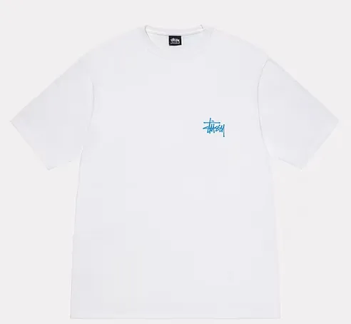 Fishbone T-shirt STUSSY SS25 X-RAY FISHIN TEE Fish X-ray printed pattern short sleeves black and white S- XL