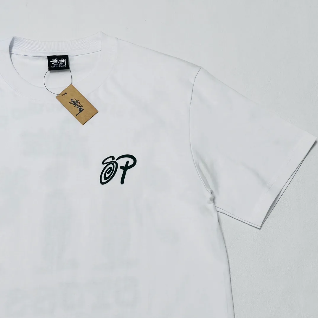 STUSSY X PATTA joint model SS24 TEE musician T-shirt black and white S-XL
