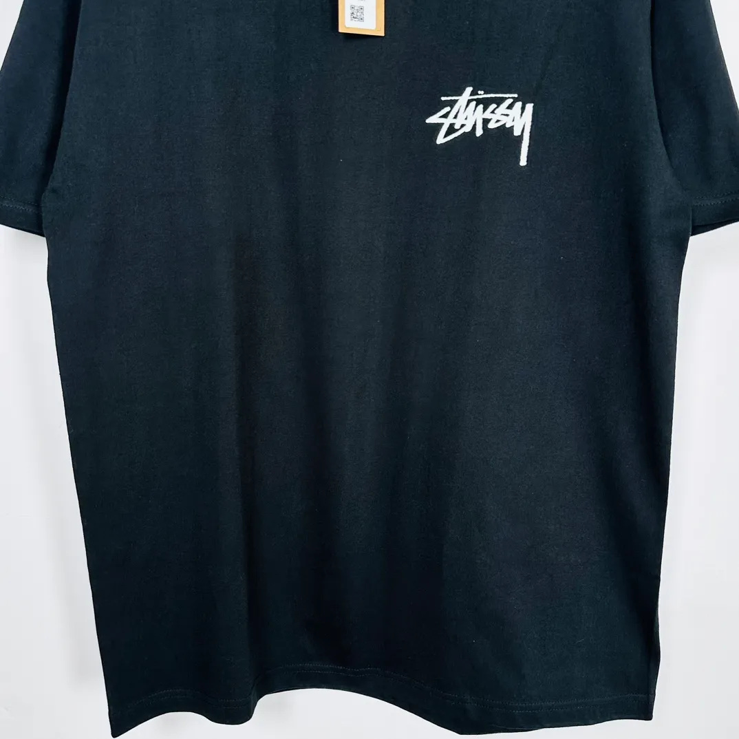 Spot goods! STUSSY SS24 Animal Series TOUCAN TEE Toucan T-shirt Black and White S-XL