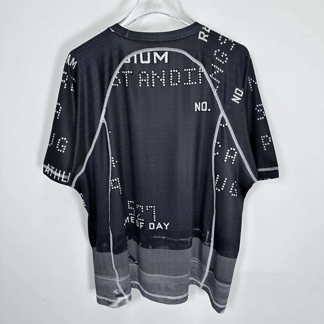Nike x Stüssy joint model printed quick-drying short-sleeved T-shirt for men and women, black S-XL
