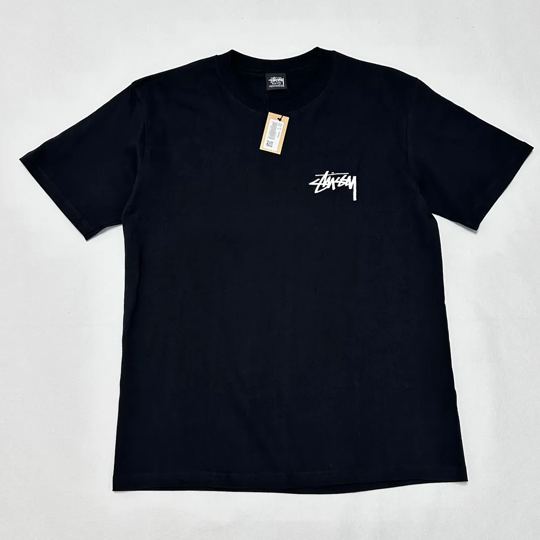 Spot goods! STUSSY SS24 Animal Series TOUCAN TEE Toucan T-shirt Black and White S-XL