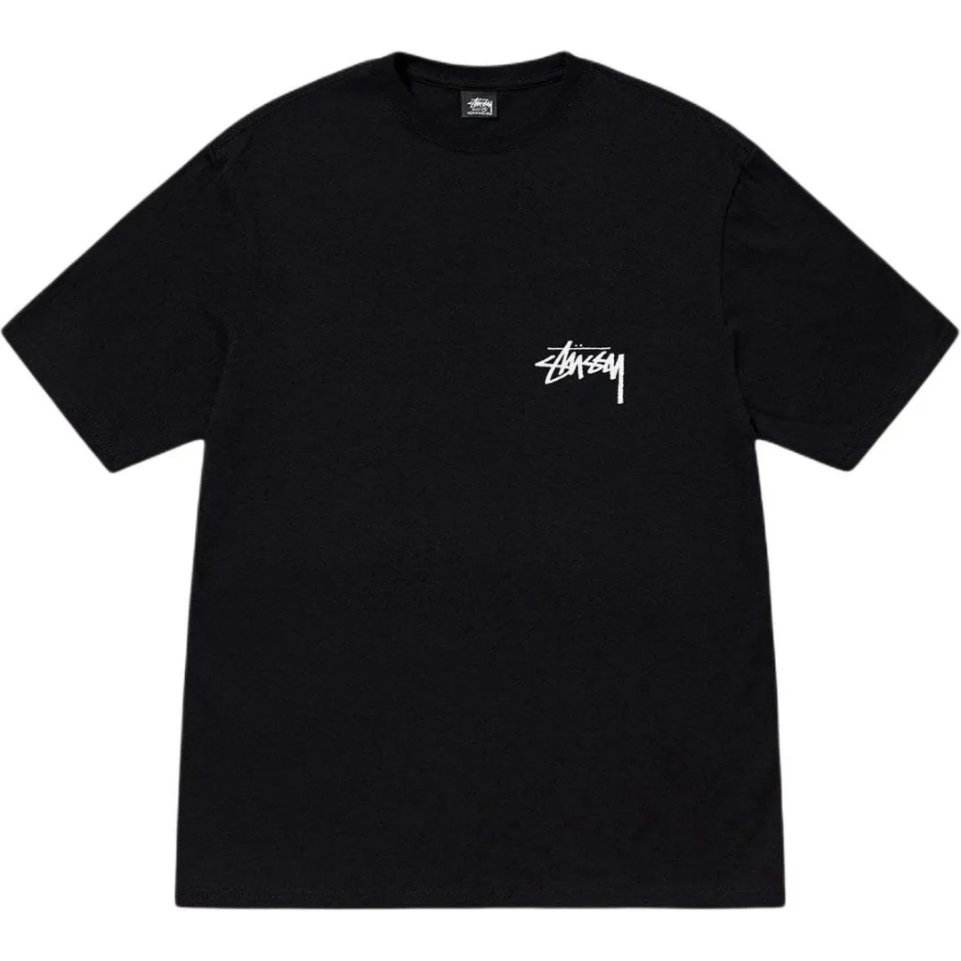 Spot goods! STUSSY SS24 Animal Series TOUCAN TEE Toucan T-shirt Black and White S-XL