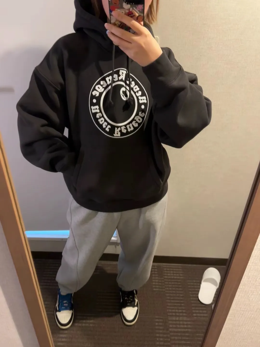 DT sweatshirt STUSSY X DENIM TEARS joint model SS25 GRAPHIC HOODIE sweatshirt/hoodie black gray S- XL