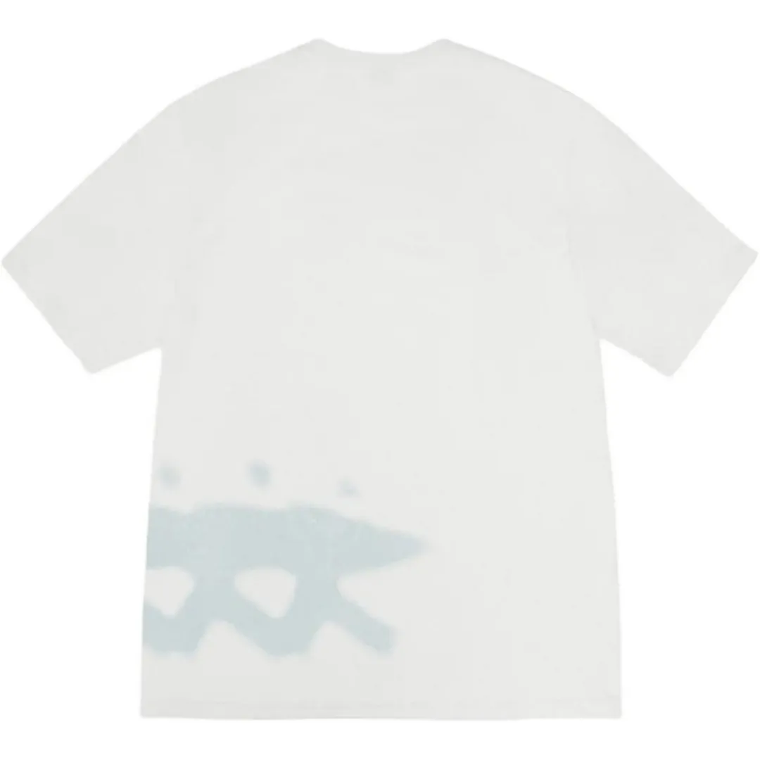 Surfer T-shirt STUSSY SS25 LOW TIDE TEE dyed design American retro short-sleeved black and white S-XL
