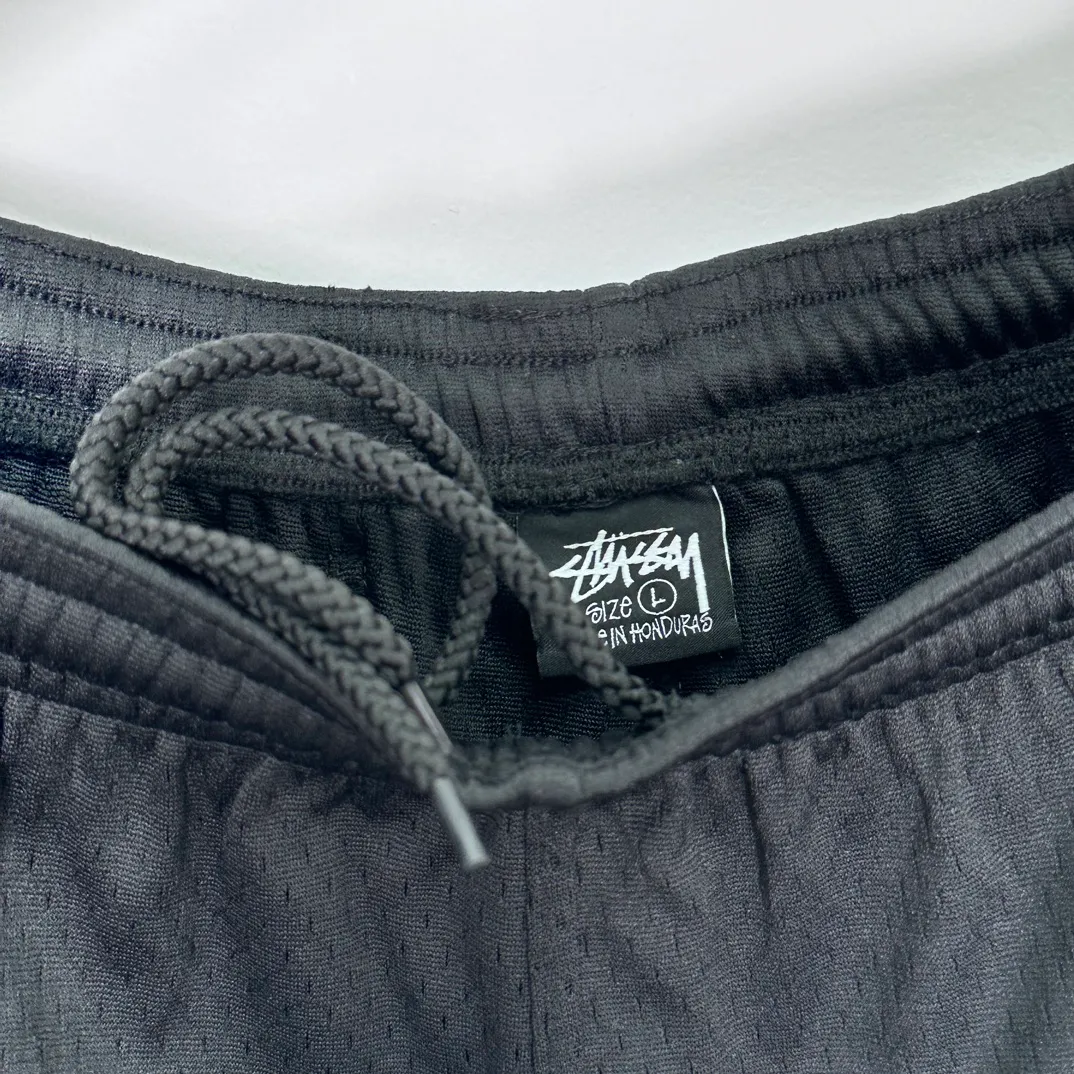 STUSSY SS24 SPORT SHORT casual mesh shorts black S-XL