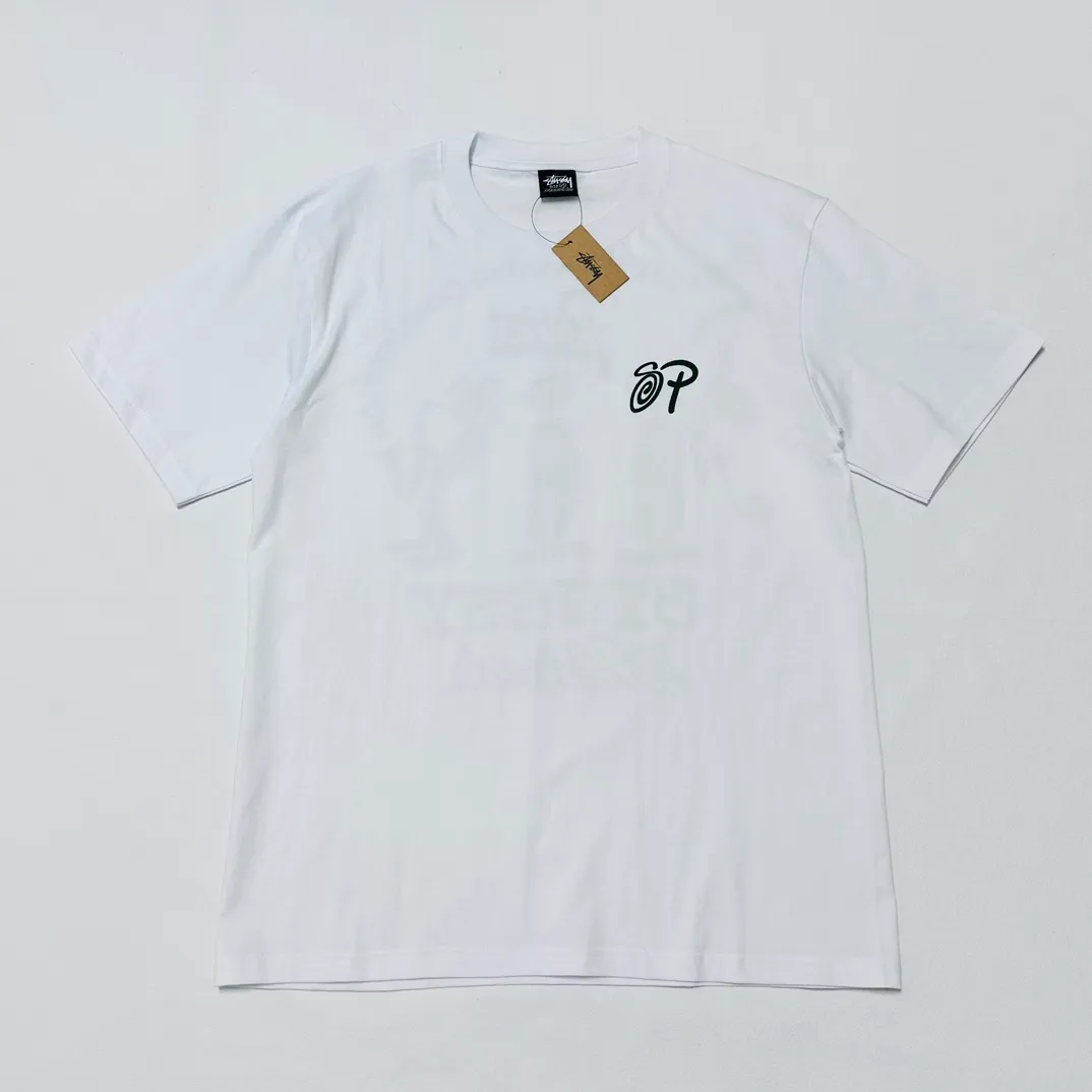 STUSSY X PATTA joint model SS24 TEE musician T-shirt black and white S-XL