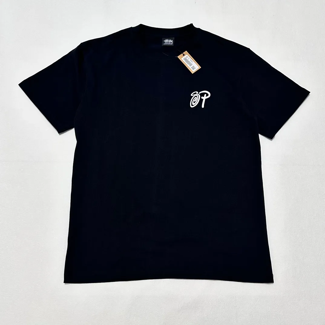 STUSSY X PATTA joint model SS24 TEE musician T-shirt black and white S-XL