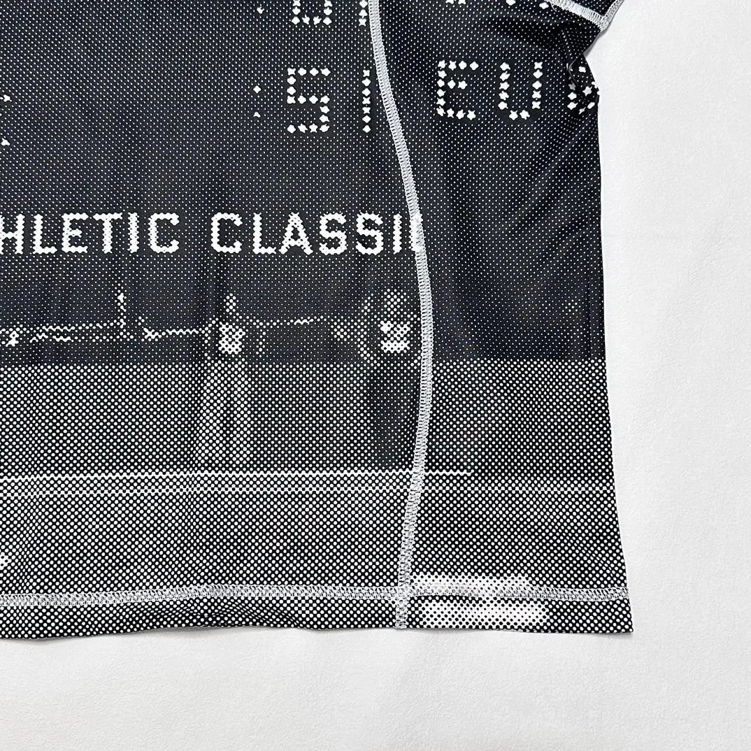 Nike x Stüssy joint model printed quick-drying short-sleeved T-shirt for men and women, black S-XL