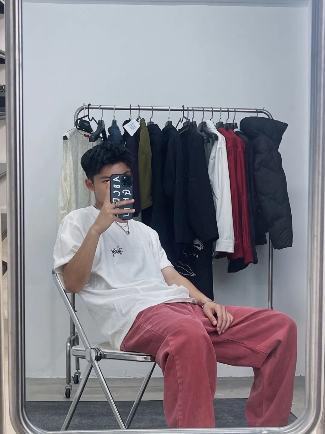 Spot goods! Stussy SS24 Basic StÜssy Tee classic letter Logo printed short-sleeved T-shirt couple style black and white dark blue S-XL
