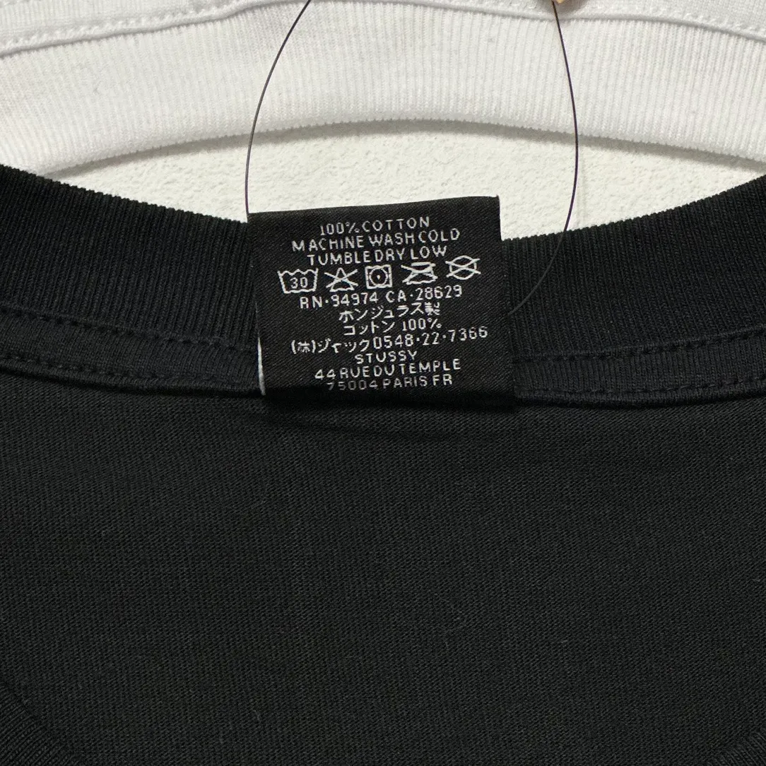 Lion T-shirt STUSSY 24FW CHENGDU CHAPTER TEE Chengdu limited short-sleeved Tee black and white S-XL
